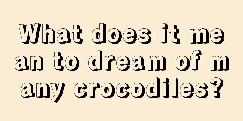 What does it mean to dream of many crocodiles?
