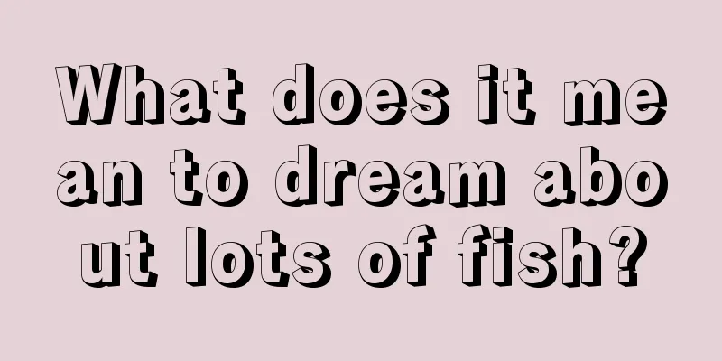 What does it mean to dream about lots of fish?