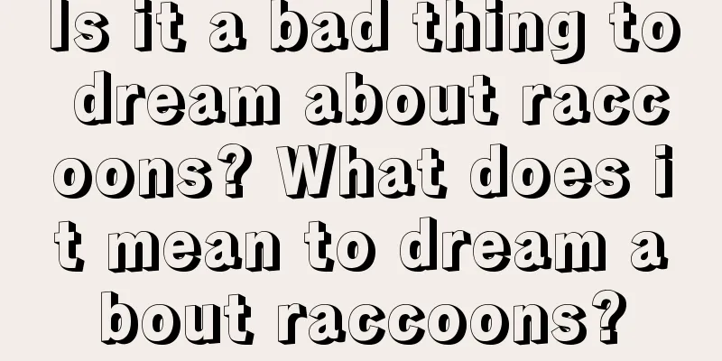 Is it a bad thing to dream about raccoons? What does it mean to dream about raccoons?