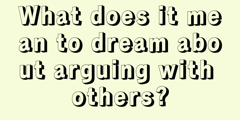 What does it mean to dream about arguing with others?