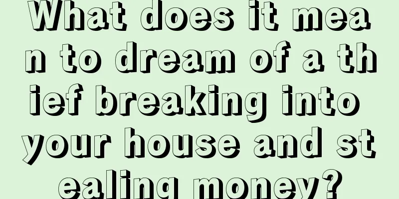 What does it mean to dream of a thief breaking into your house and stealing money?